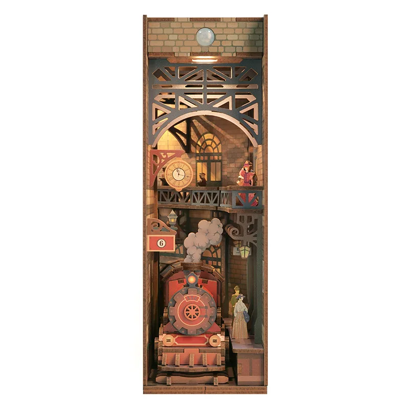 

Age of Steam Induction Bookend 3D Assembling Miniature Lighting Retro Ornament