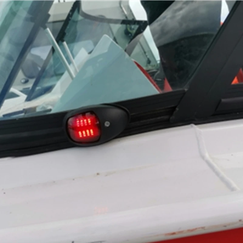 1/5/10pair Waterproof Boat Navigation Light Green and Red Marine LED Starboard and Port Side Light for Boat Yacht Skeeter 10-30V