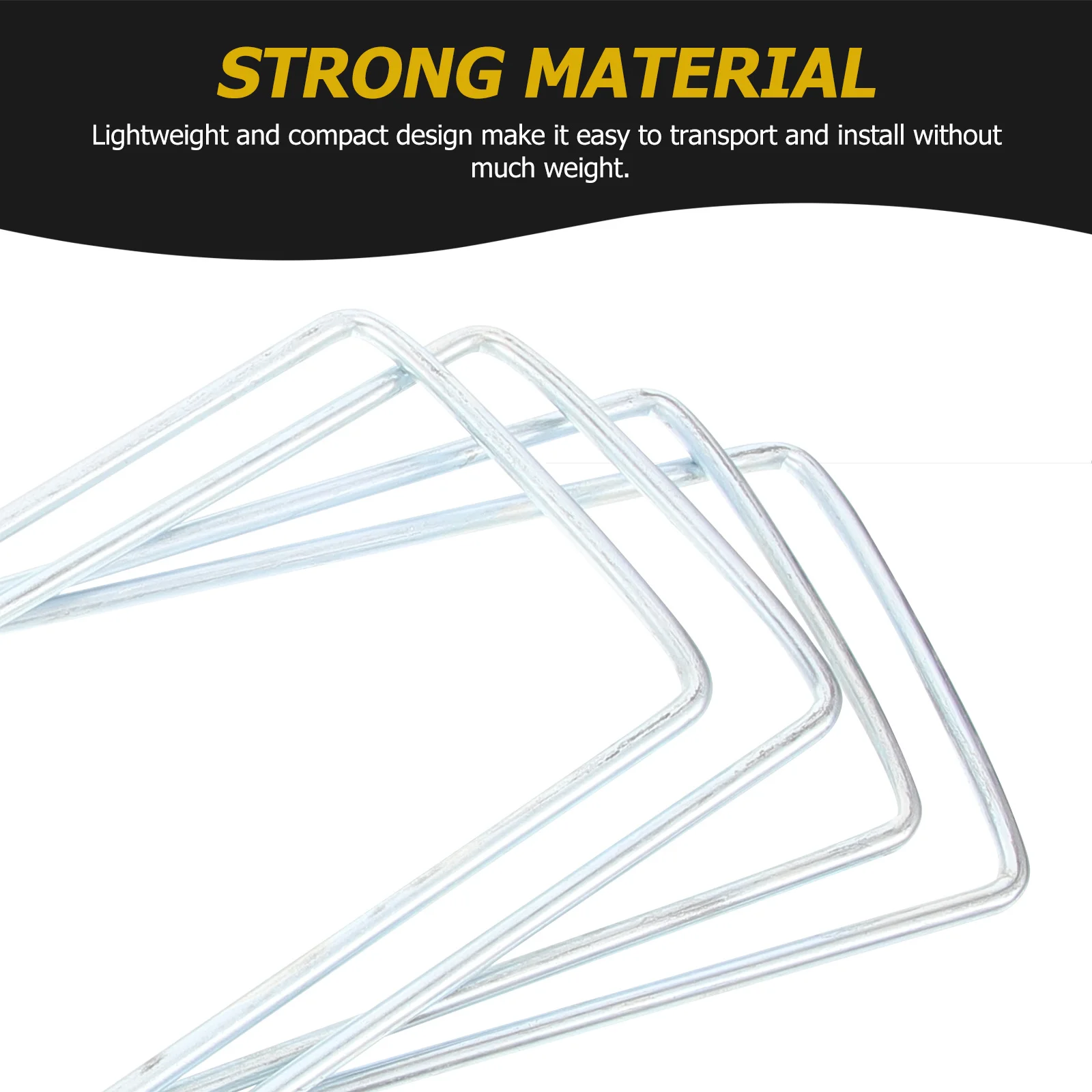 4Pcs Bike Front Stand Iron Material Long Service Life Simple Installation Method Good Cycling Experience Front Bike Rack