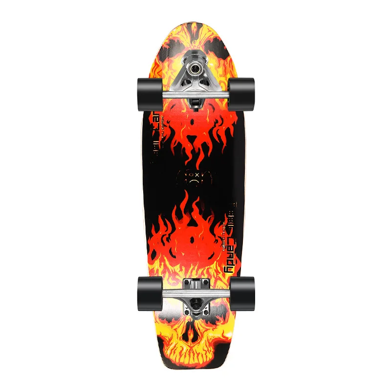 لوح التزلج على الأرض CX7 فرشاة الجسر للمبتدئين في الشوارع لركوب الأمواج بأربع عجلات لو تشونغ #5