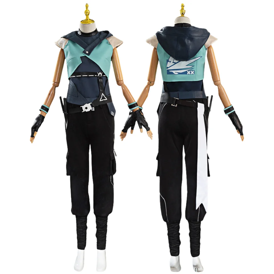 ジェットコスプレゲーム Valorant 大人のファンタジア衣装ウィッグ