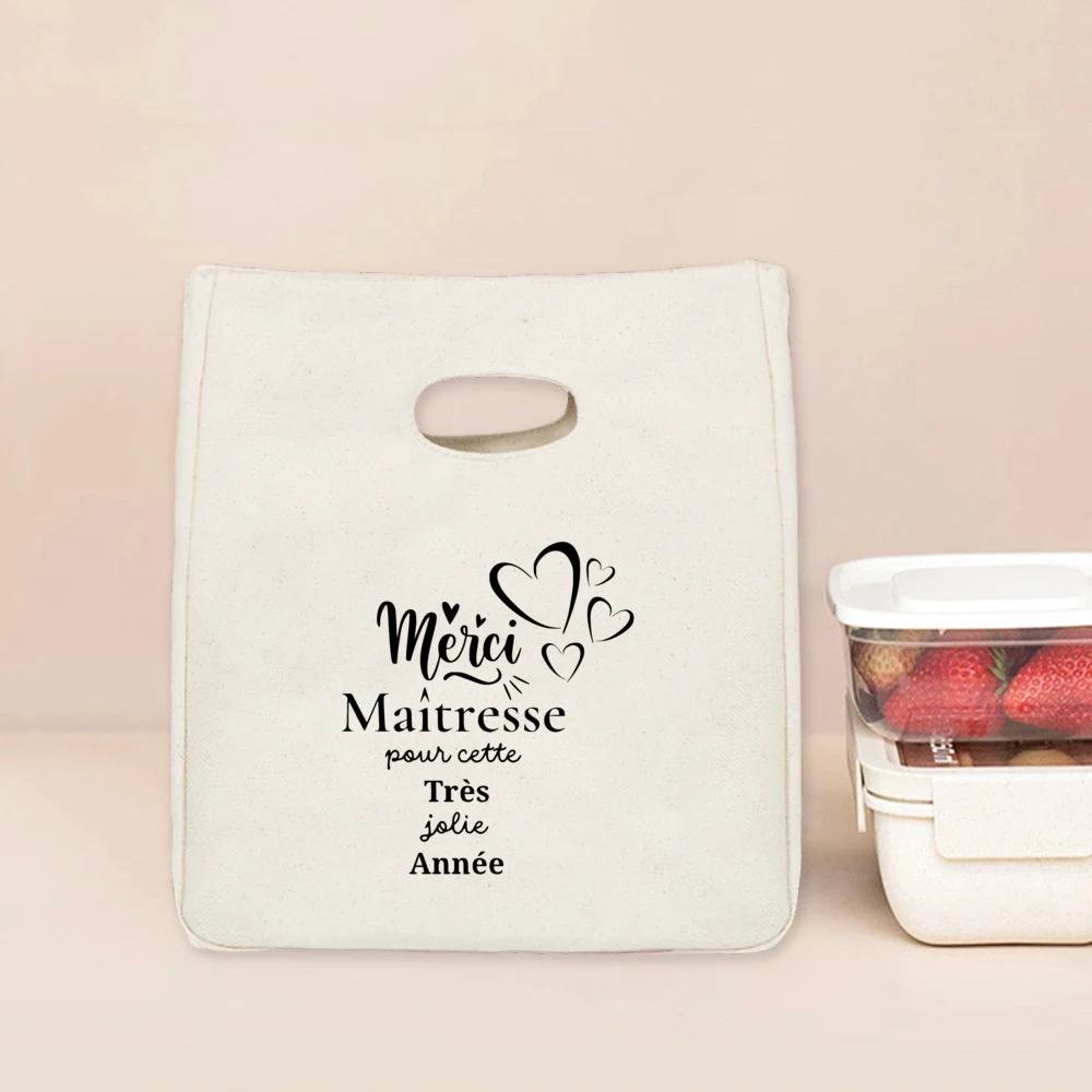 أنا عشيقة رهيبة جدا شكرا لك عشيقة الغداء حقيبة برودة حمل المحمولة معزول الحرارية الغذاء الحاويات Lunchbox