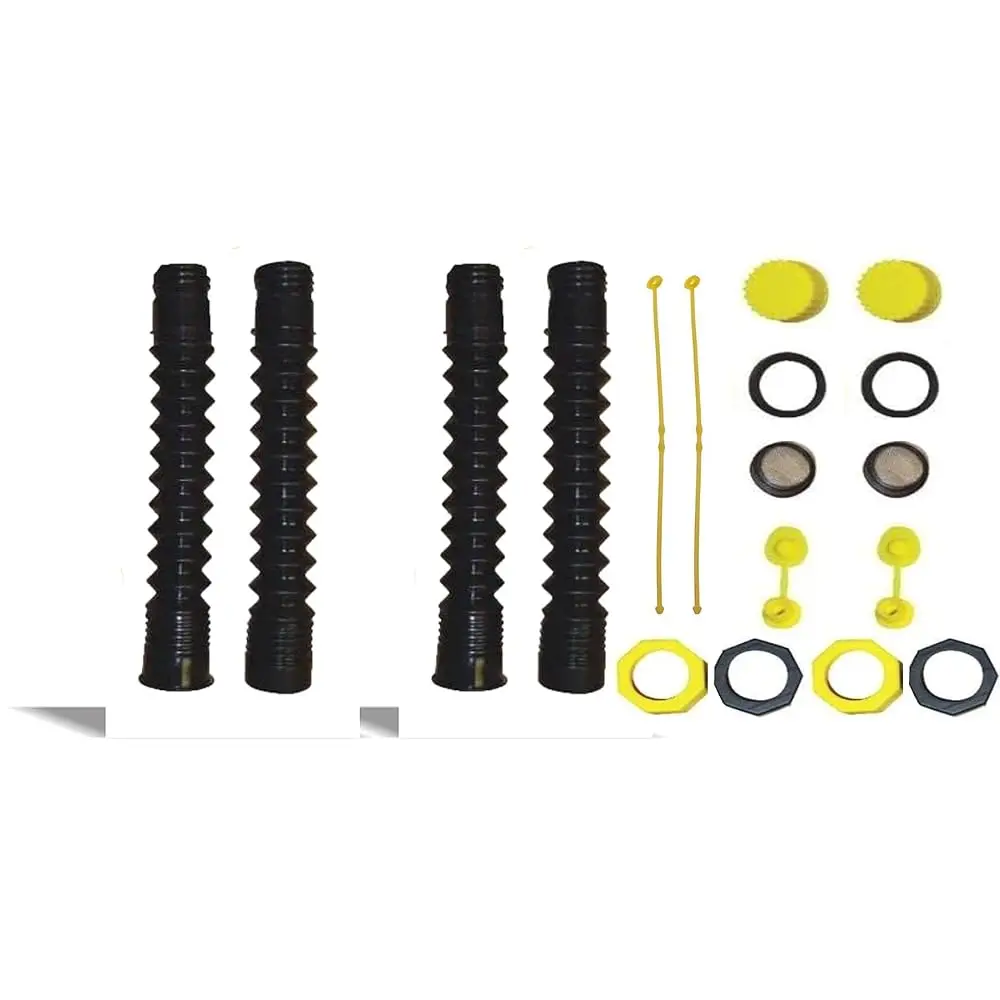 

HI-FLO Spout Replacement With Extension & Vent Kit (Pack of 2) | Fits 1-3/4\ Openings | Compatible With All Adapters | Allo
