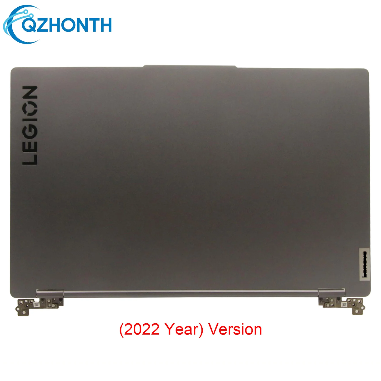 New LCD Back Cover +Hinges For Lenovo Legion 5 15IAH7H 15ARH7H Y7000P (2022 Year) 5CB1F38654 (Gray) 15.6