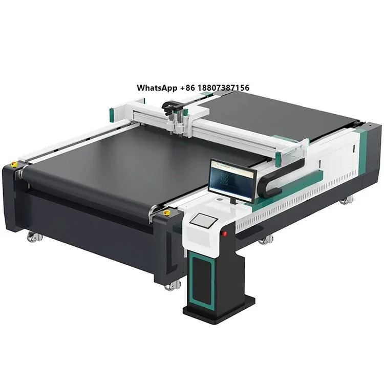 Automatic Blind Fabric Vibration Knife CNC Cloth Cutting Machine Bearing 0.1MM Precision 0.1-50MM 4.3m*7m