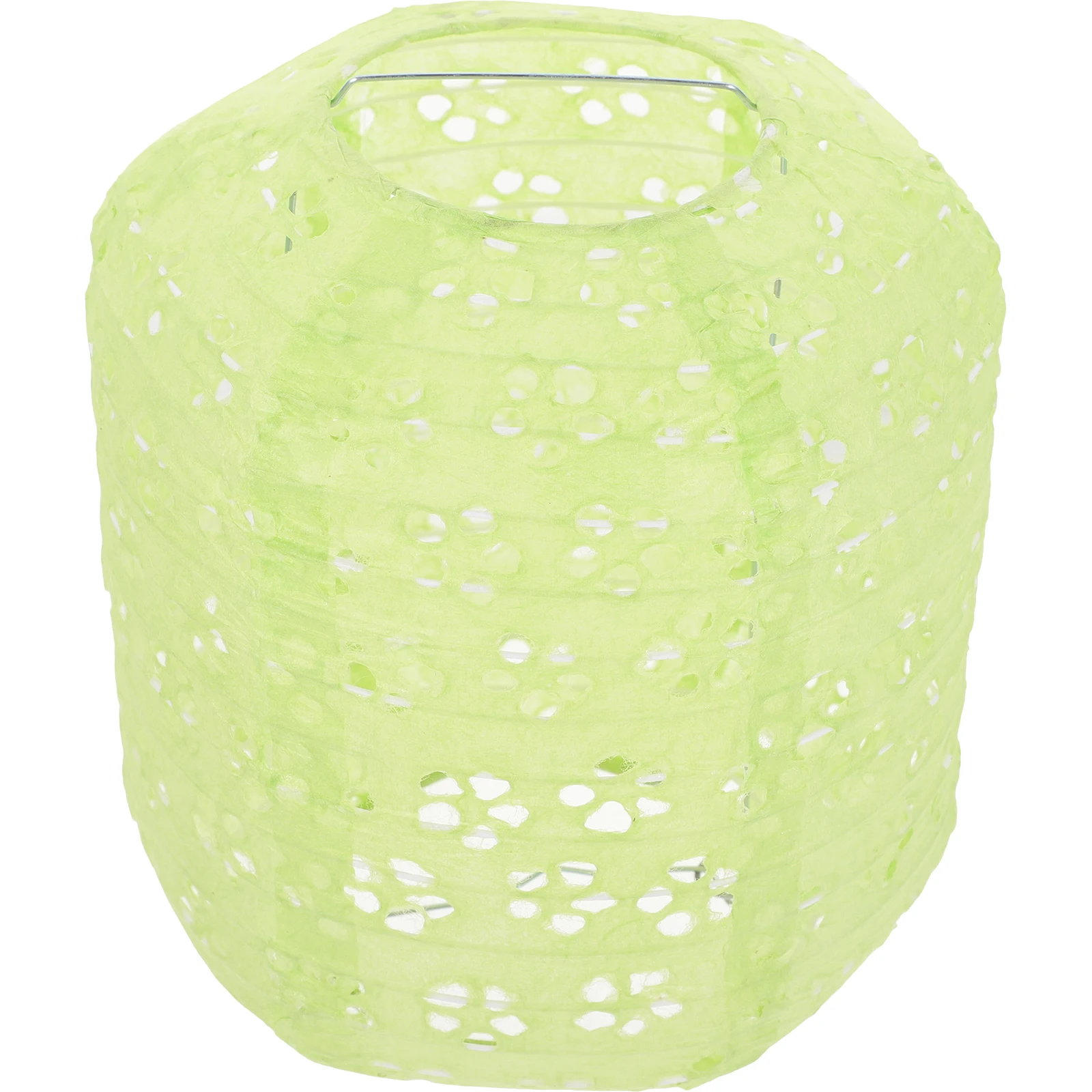 

Winter Melon Paper Lantern 6inch Green Foldable DIY Decorative Hanging Solar Lantern for Wedding Party Festival Home Outdoor