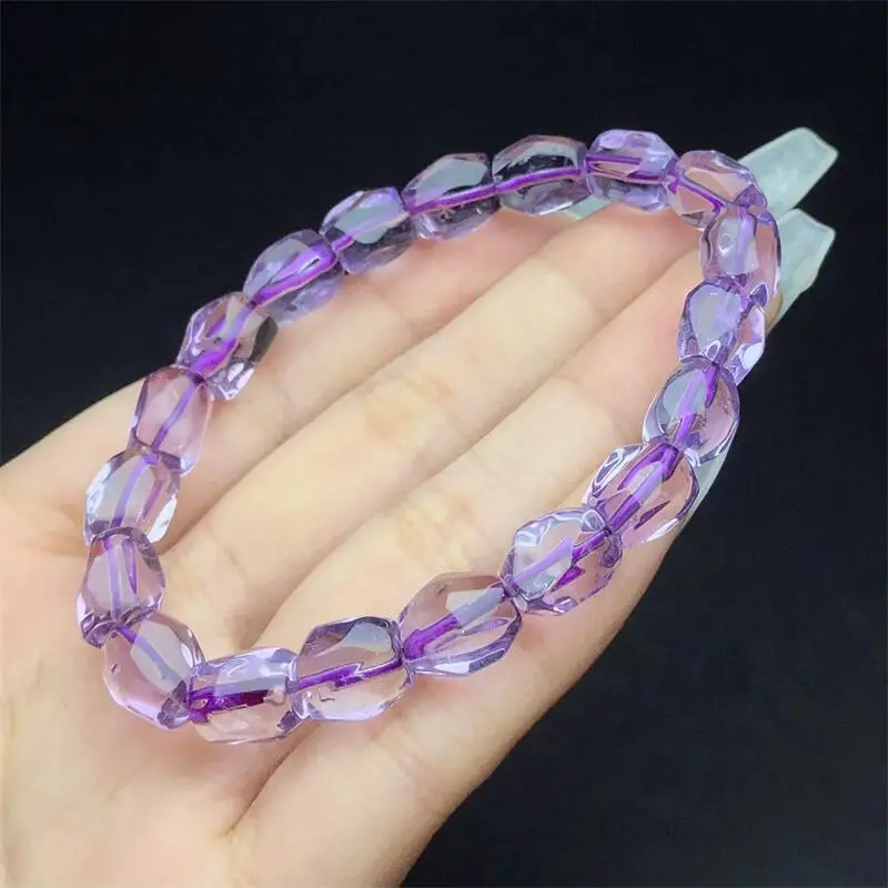 

Natural Freeform Amethyst Bracelet Crystal Reiki Healing Gemstone Fashion Jewelry Holiday Gift 1pcs