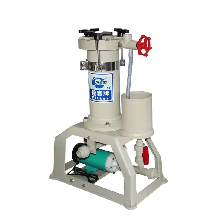

Jinshuo PP PVC PVDF Chemical Electroplating Filter Machine For Plating
