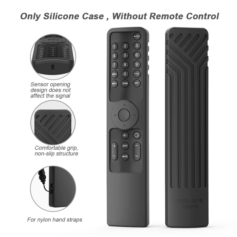 SIKAI CASE For Xiaomi P1/P1E/Q1/Q1E Silicone Remote Control Sleeve XMRM-19 Anti-Fall Anti-Loss Protective Sleeve