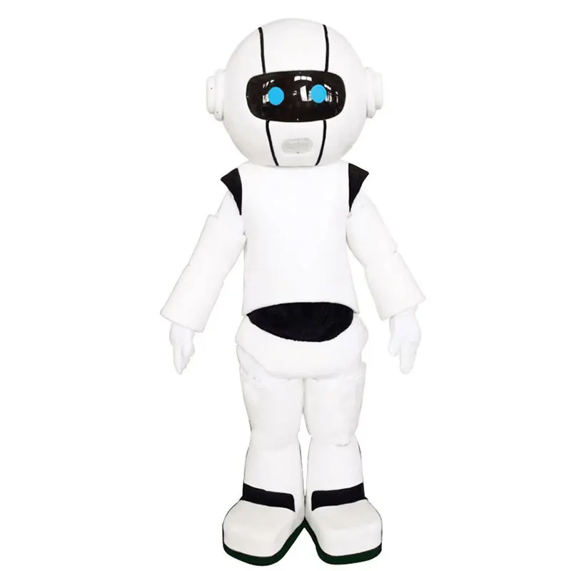 Cartoon Robot Mascot Costumes Simulation Robot Cosplay Performance Props Christmas Halloween Carnival Party Adult Walking Set