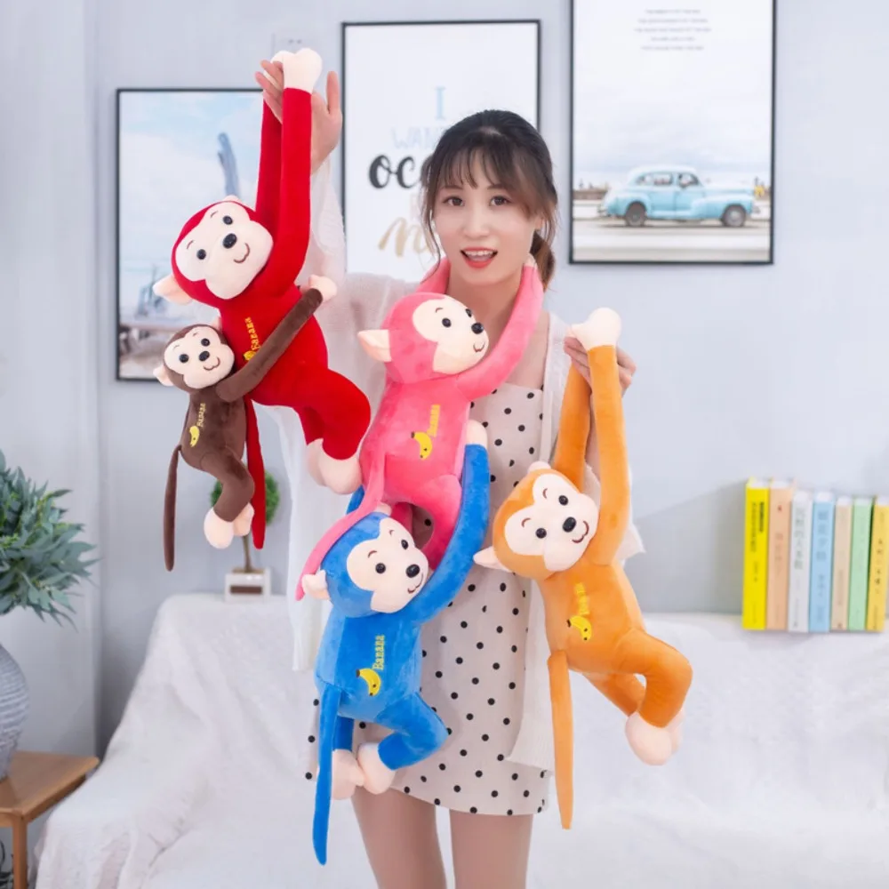Animal Monkey Long-Armed Monkey Doll Long-armed Plush Hanging Monkey Plush Toy 45/55/65cm Soft Long Arm Tail Monkey Doll