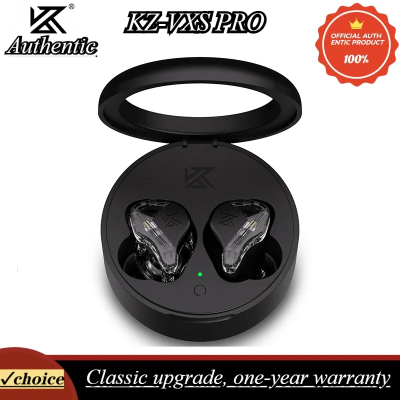 KZ VXS Pro True Wireless Earphones Bluetooth 5.3 In Ear TWS High Quality Call Long Battery Life Supports aptx