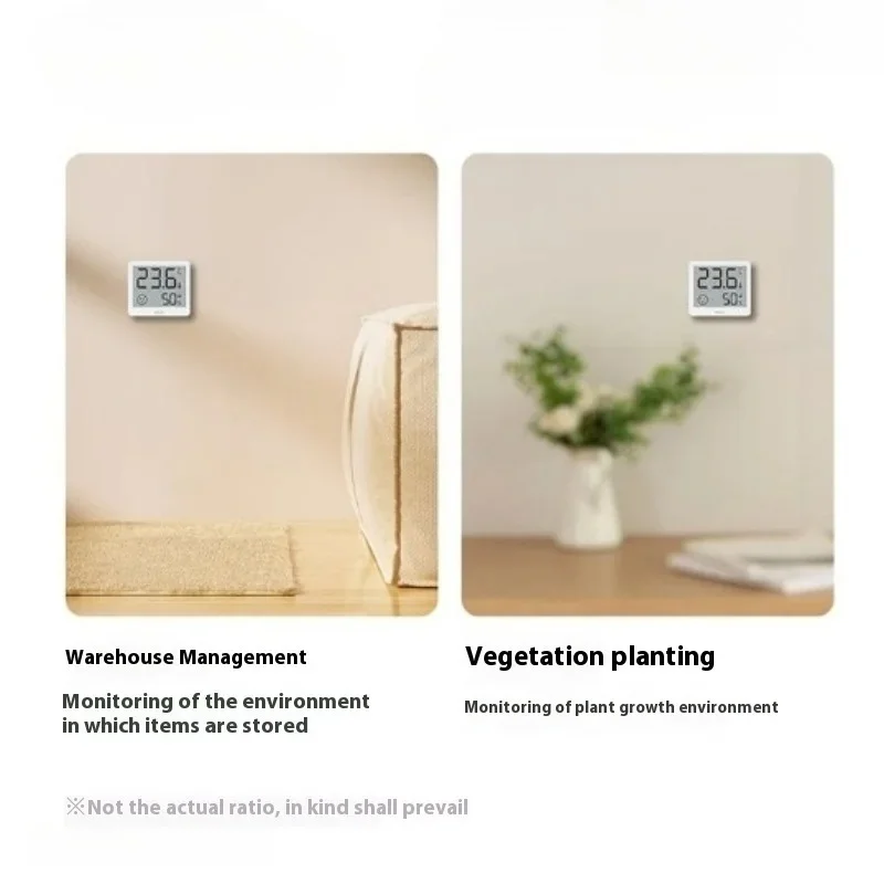 Duka Digital Thermometer Hygrometer Weather Station High Precision Desktop Clock Mini LCD Temperature Monitor Household Tools