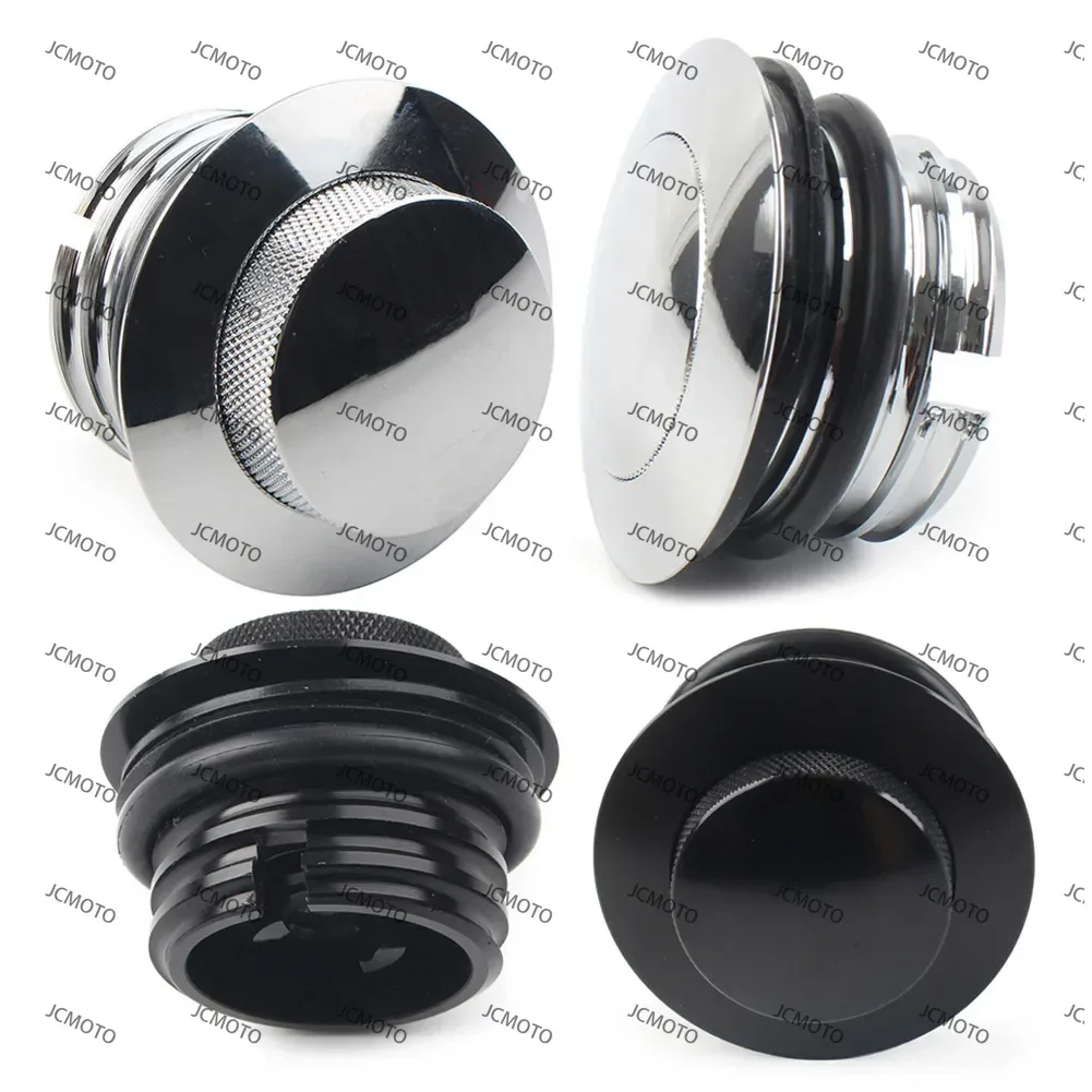 

For Harley Davidson Road King Softail Dyna Motorcycle Left+Right Thread Flush Pop Up Gas Cap Vented Fuel Tank Cover