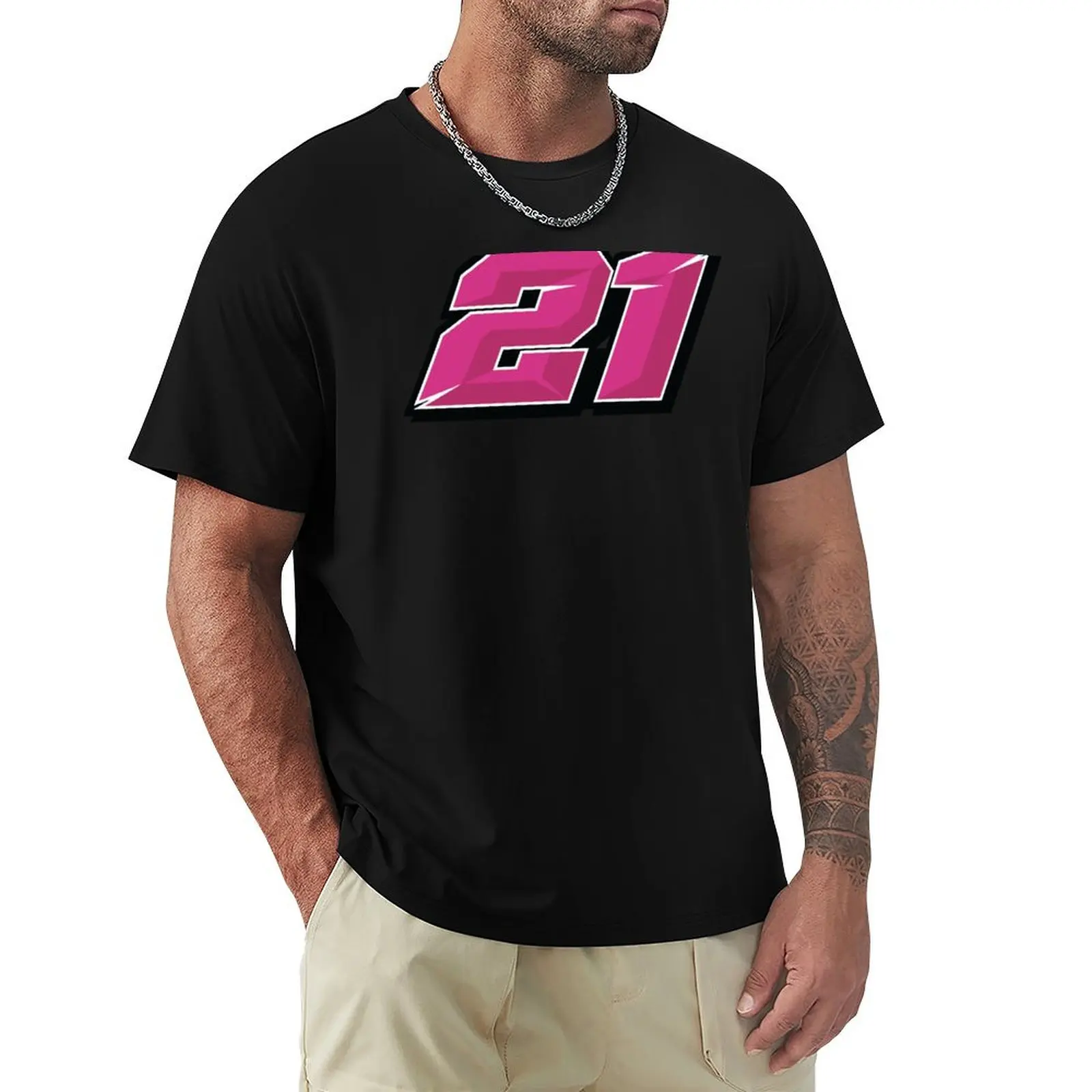 Alonso Lopez Race Number 21 2022 T-Shirt Daily Wear Print T-Shirt