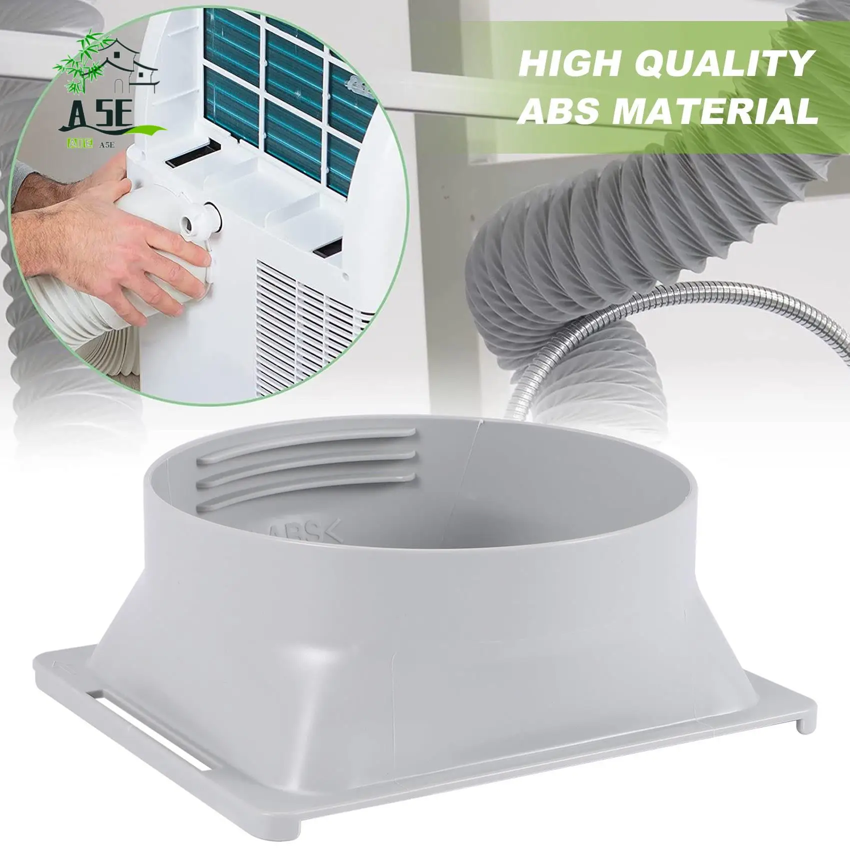 

A05E-Portable Air Conditioner Exhaust Hose Coupler Window Adapter A/C Unit Tube Connector Parts & Accessories
