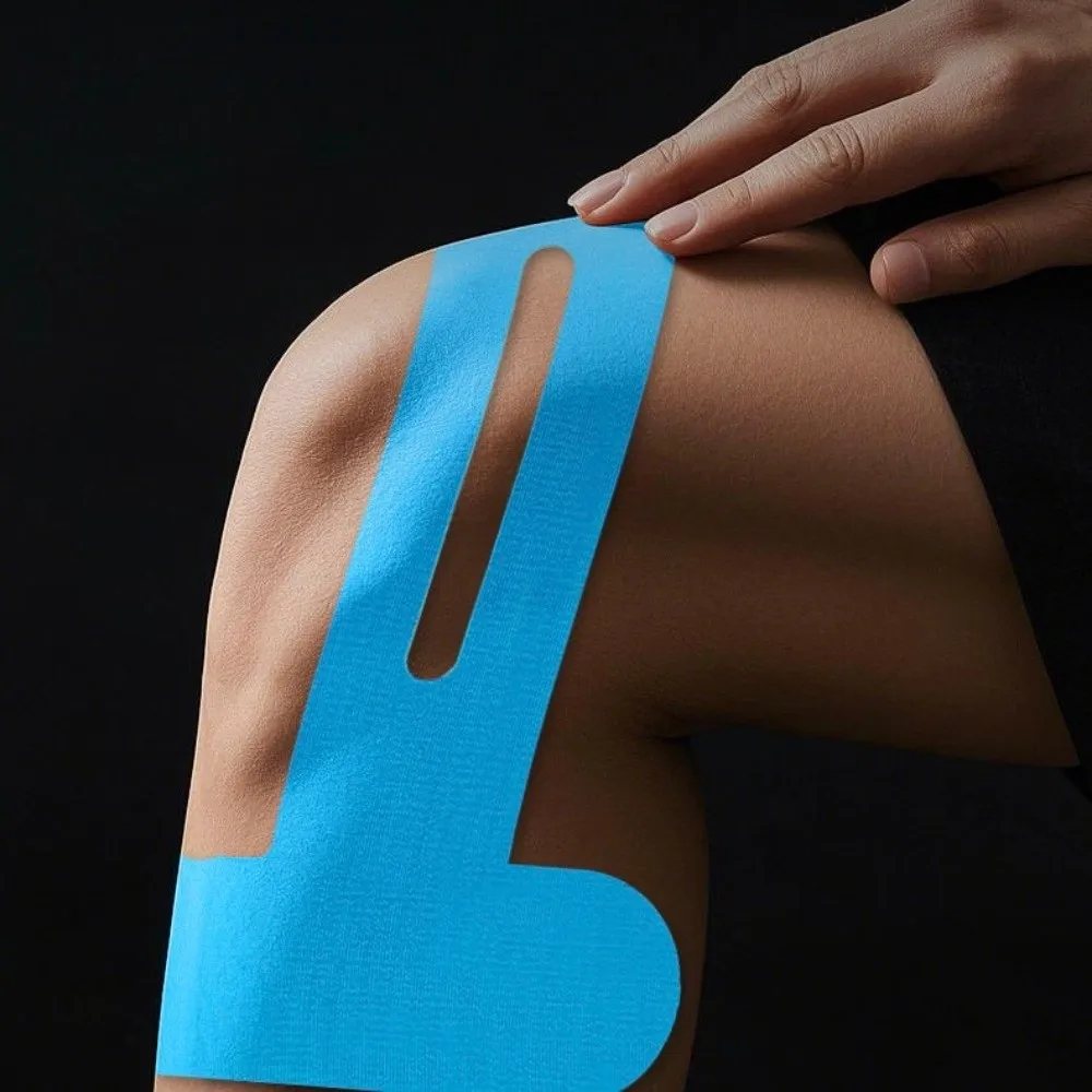 

10pcs Breathable Kinesiology Tape Muscle Support Elastic Knee Muscle Pre-Cut Tape Knee Support Waterproof Muscle Protection Tape
