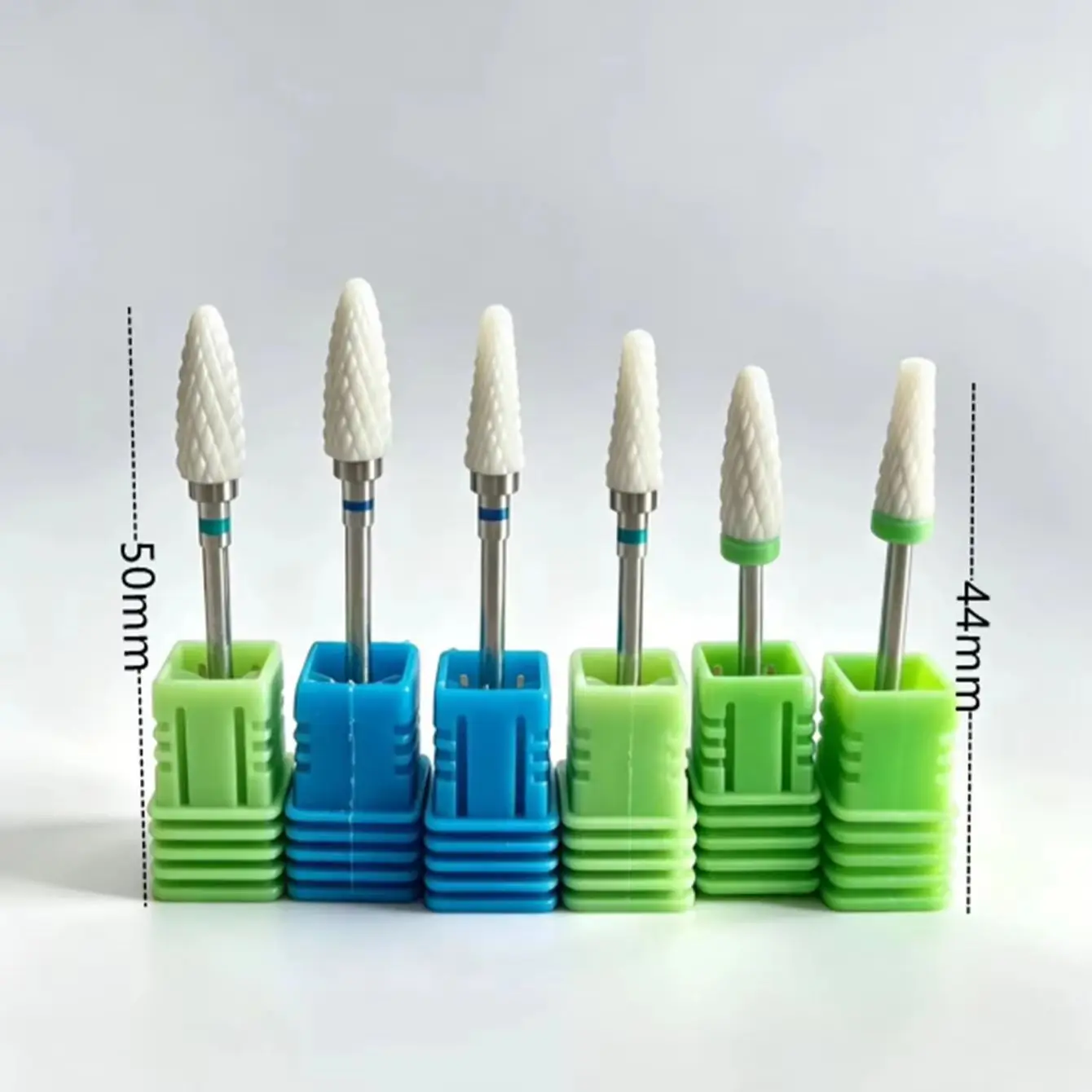 1/6pcs Ceramic Nail Drill Bits Fast Remove Nail Polish Cuticle Electric Manicure Milling Cutters Accessories Tool