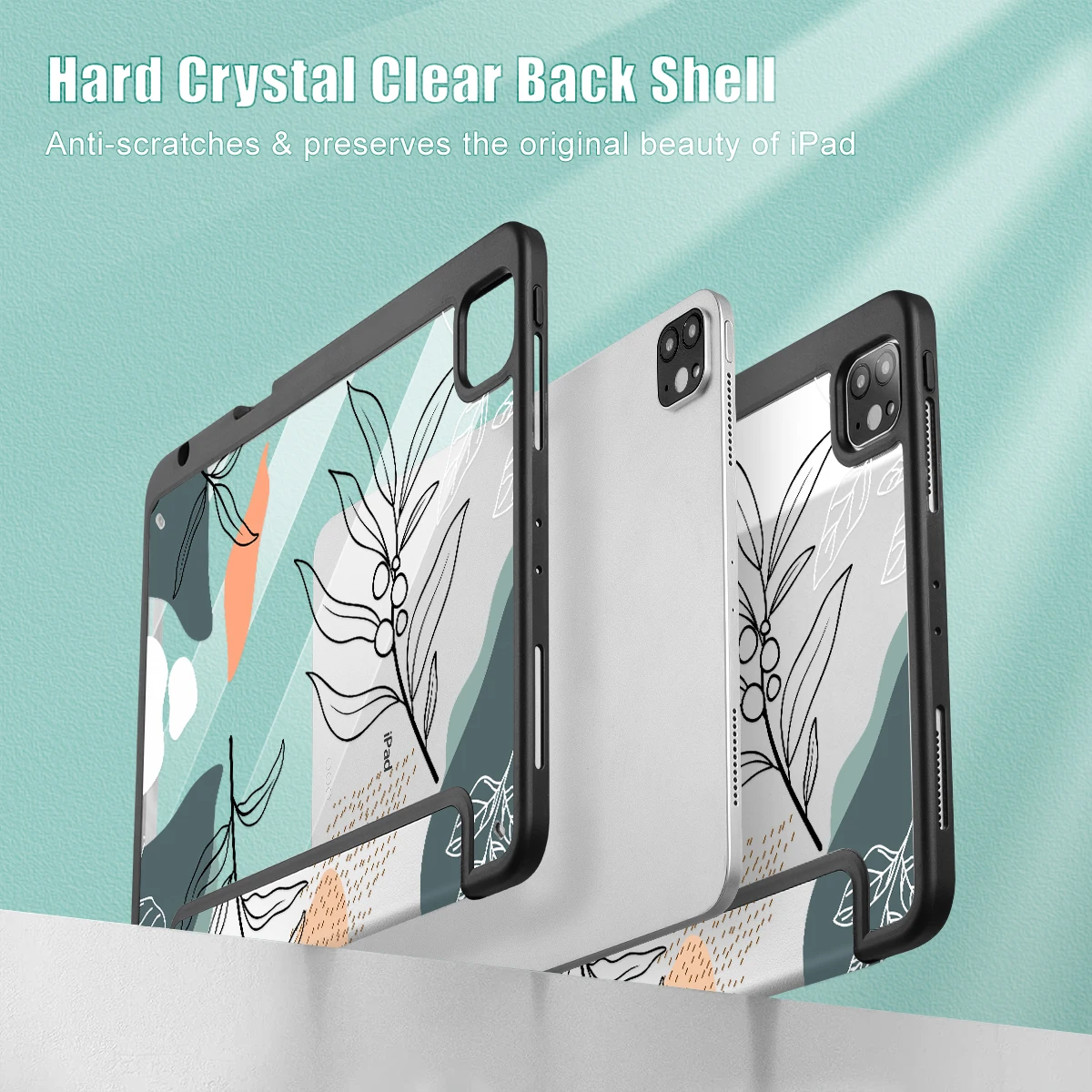 Shockproof Cover Clear Transparent Back Shell for iPad Pro 12.9 inch M2 6th Generation 2022 Pro 11 10th 2022 10.9inch ipad case