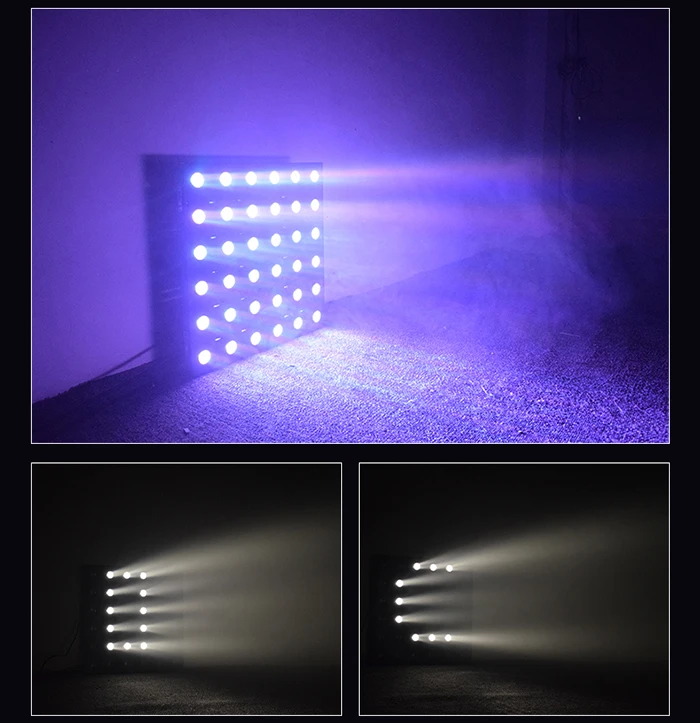 RGBW 3in1 LED Pixel Matrix Lichter 5*5LED Bildschirm Matrix Licht DMX512 Blinder Matrix Licht Für Flut DJ disco Party Bühne – Detail 7