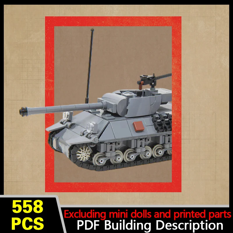 M36 Tank Destroyer Model MOC Building Bricks War Equipment Modular Technology Gifts Holiday Assemble Children Toys Suit