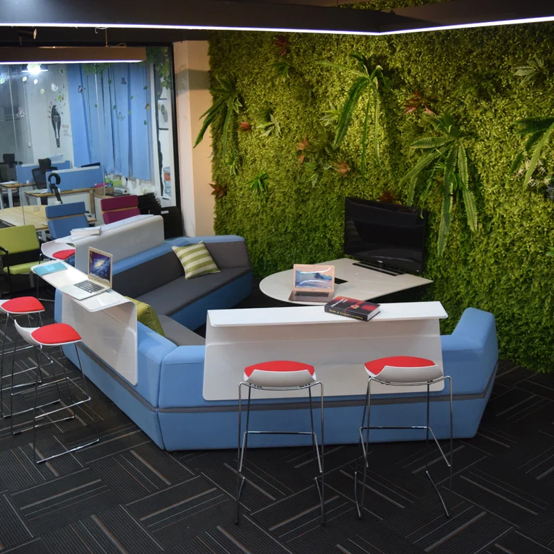 Negotiate lounge sofa information island group discussion modular sofa