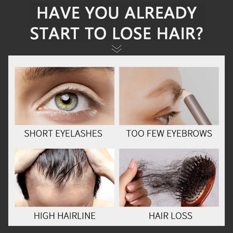 Potenziatore per ciglia con olio semi ricino liquido più spesso più lungo per crescita efficace delle ciglia da 30