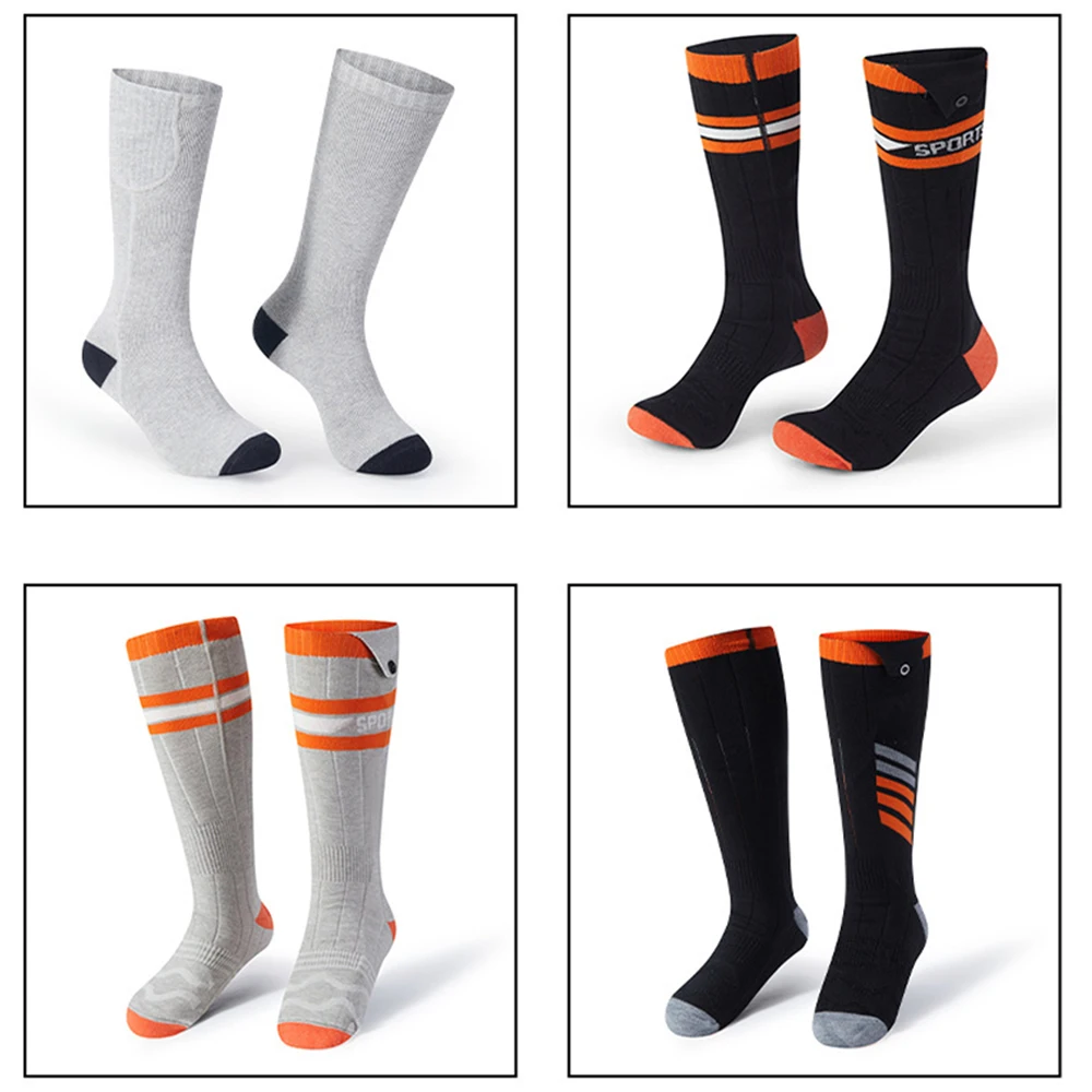 Winter Heated Socks Rechargeable Heating Socks for USB 6000mah Heated Socks Warmth Outdoor Heated Boots Snowmobile Winter Ski
