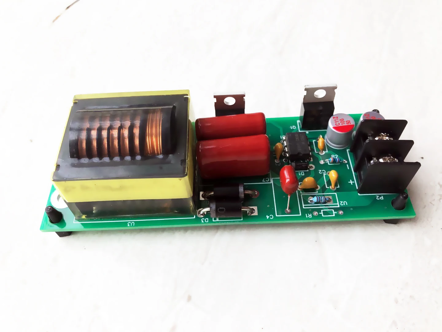 12V/24V to 1KV/2KV high frequency AC output boost electronic inverter high voltage module voltage doubler drive