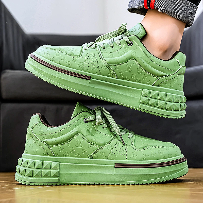 

Летняя мужская обувь, новинка 2025 года, дышащая белая модная многофункциональная модная обувь для спорта и отдыха на толстой подошве