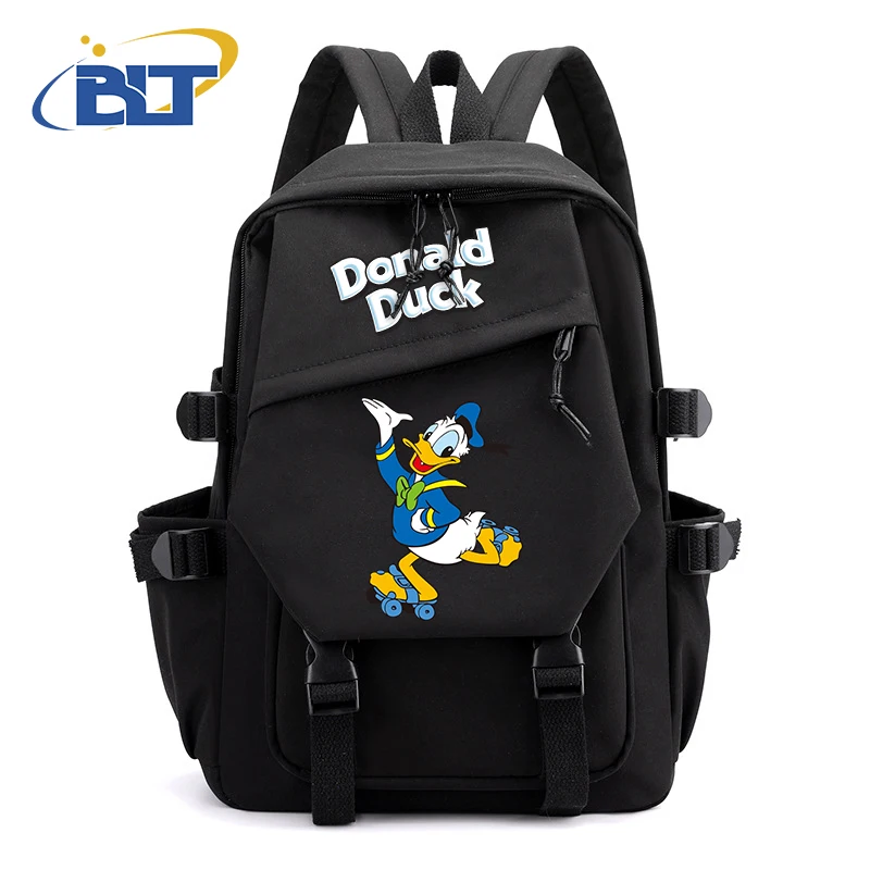 Disney Donald Duck Printed Student Schoolbag Casual Backpack for Girls