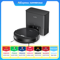 ILIFE V9/V9Pro Robot Vacuum, Self-Emptying, 3000Pa Strong Suction, Gyro Navigation, Schedule, App/Alexa Control, for Pet Hair