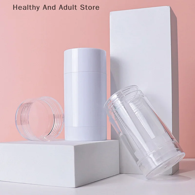 30g 빈 방취제 용기 DIY 천연 크리스탈 방취제 스틱 화장품 튜브에 대한 리필 가능 플라스틱 트위스트 업 병
