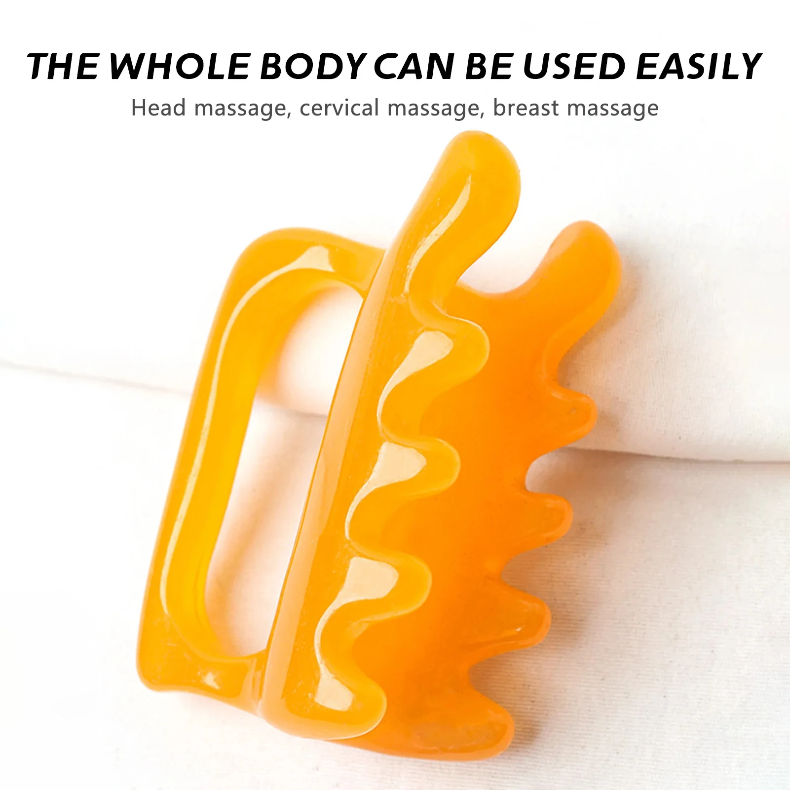 

Resin Double Push Massager Tool for Men Women Spine Waist SPA Scraping Body Shoulder Back Legs Foot Relieve Physical Fatigue