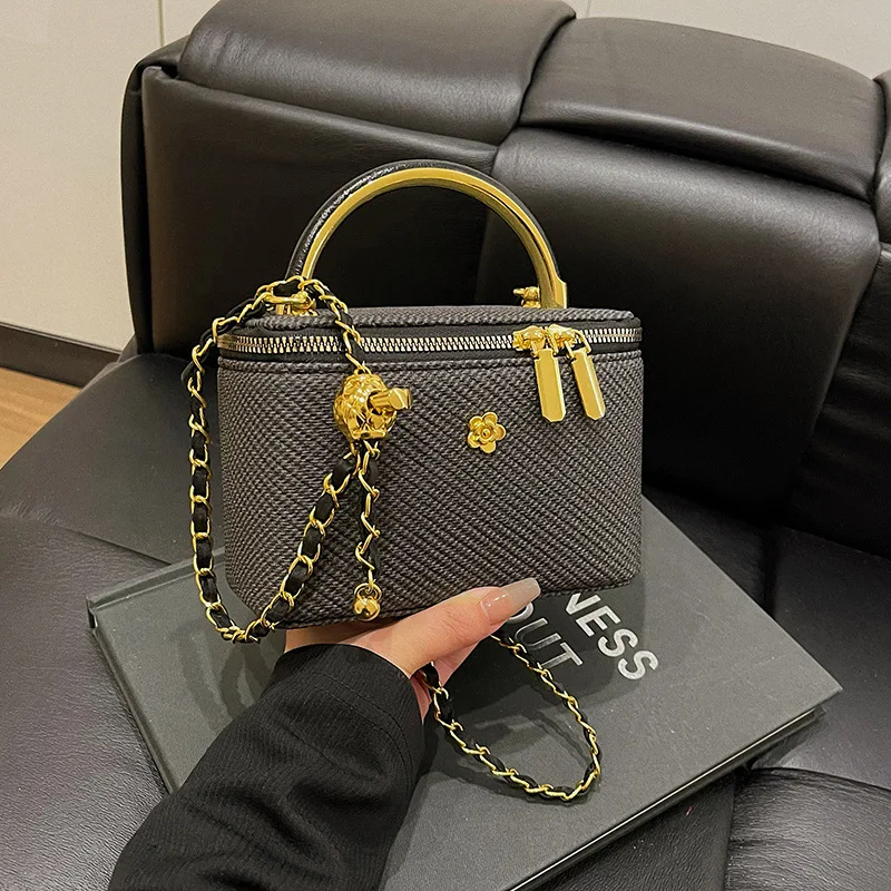 2025 modalità luxe Denim femmes petit sac carré designer dames chaîne sacs à bandoulière tempo libero Stile britannico sacs à main