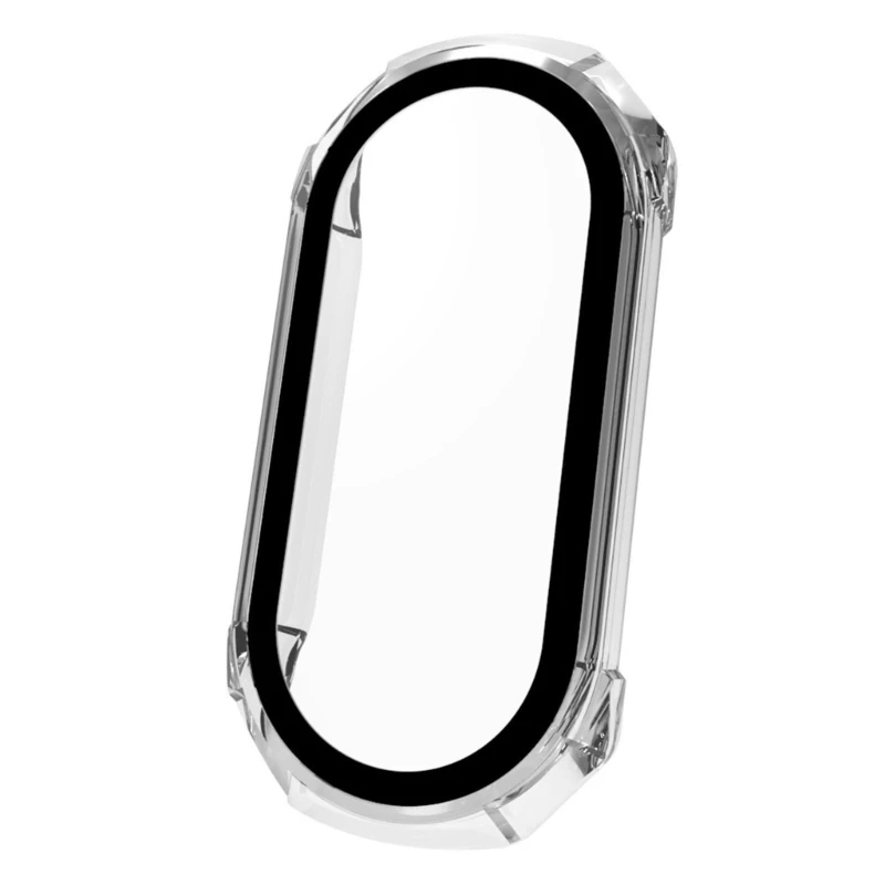 For Xiaomi Mi Band 8 Smart Watch Case PC+Tempered Glass Screen Protector Full Cover Bumper Shell Cases