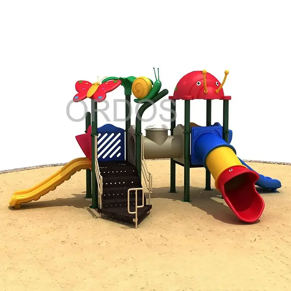 Custom Outdoor Playground Tunnel Slide Amusement Park Kids Playground Outdoor