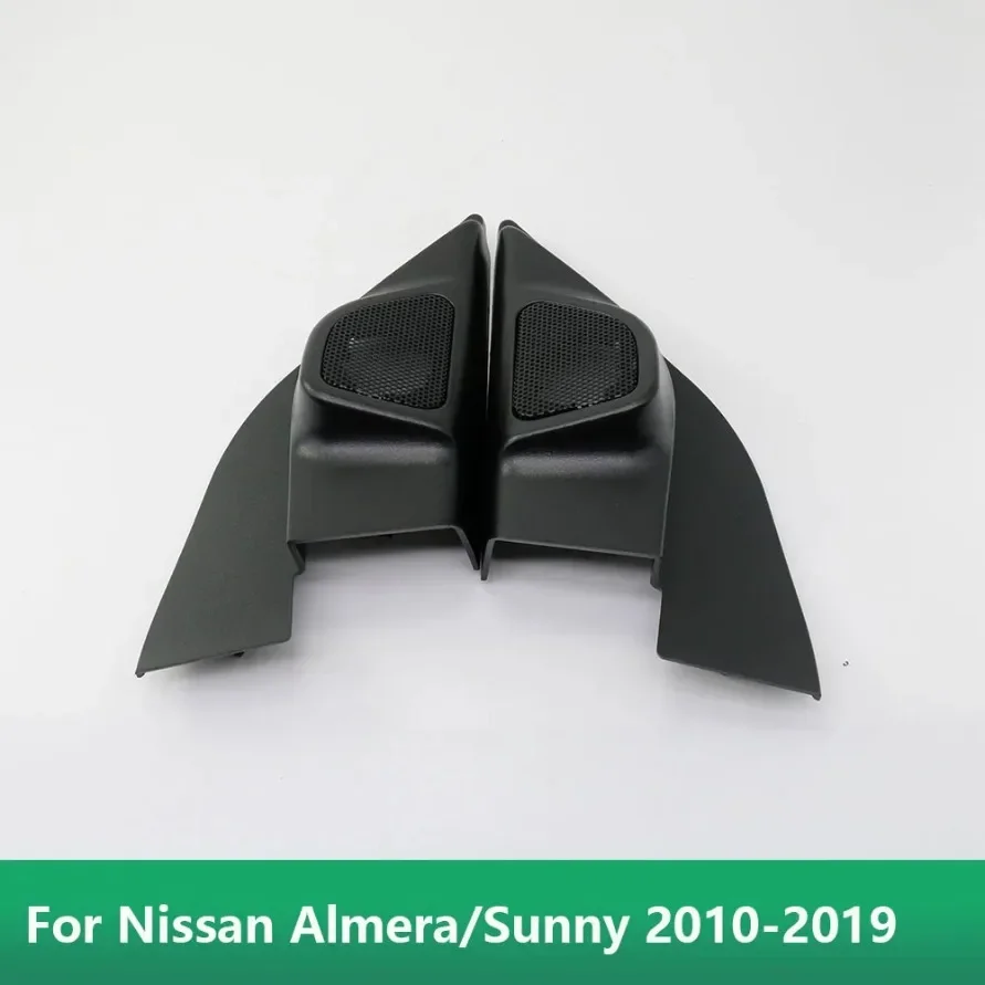 

2PCS For Nissan Almera/Sunny 2010-2019 Car Tweeter Refitting Audio Door Angle Gum Speaker Cover Boxes Mounts