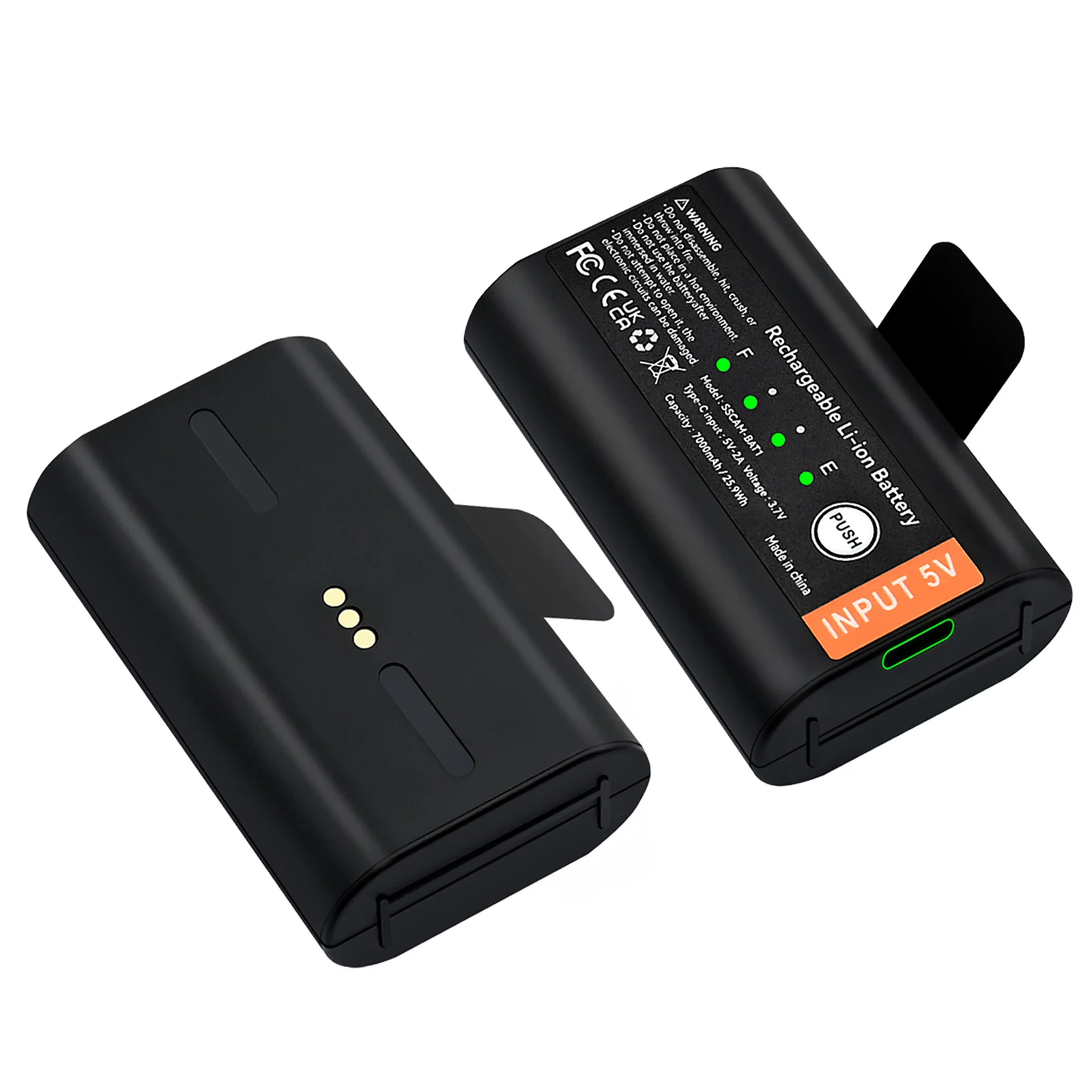 Upgraded 7000mAh SSCAM-BAT1 Battery Pack for SimpliSafe Extra Wireless Outdoor Security Camera CMOB1 CM0B1 SCM301