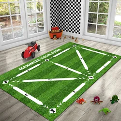 Alfombra de entrenamiento de fútbol para niños, esteras de entrenamiento Voetbal para Dribbling, equipo de fútbol para interiores, duradero, antideslizante y plegable