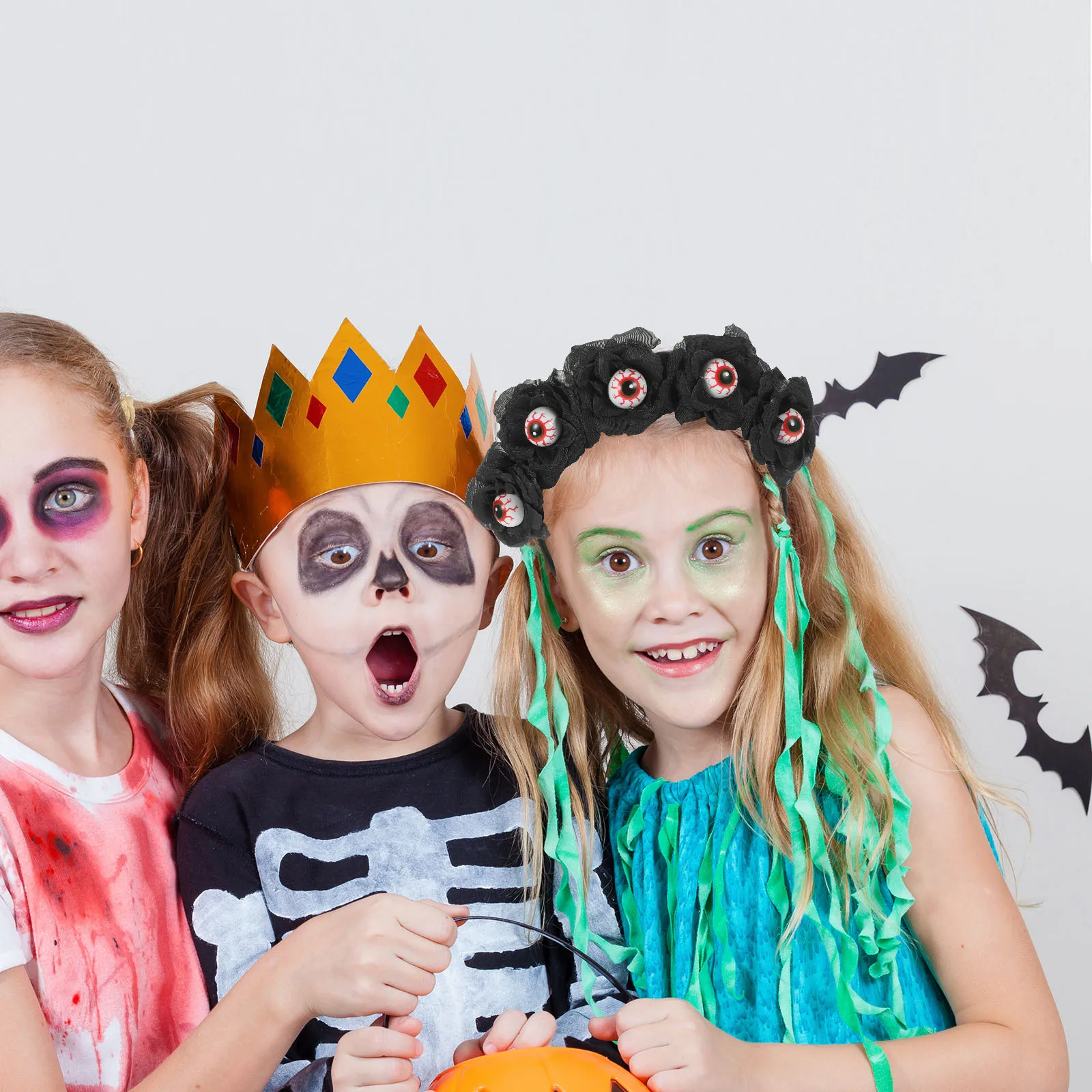

Halloween Headband Durable Plastic Cloth Material Exaggerated Hairband Party Accessory Cosplay Costume Prop Comfortable