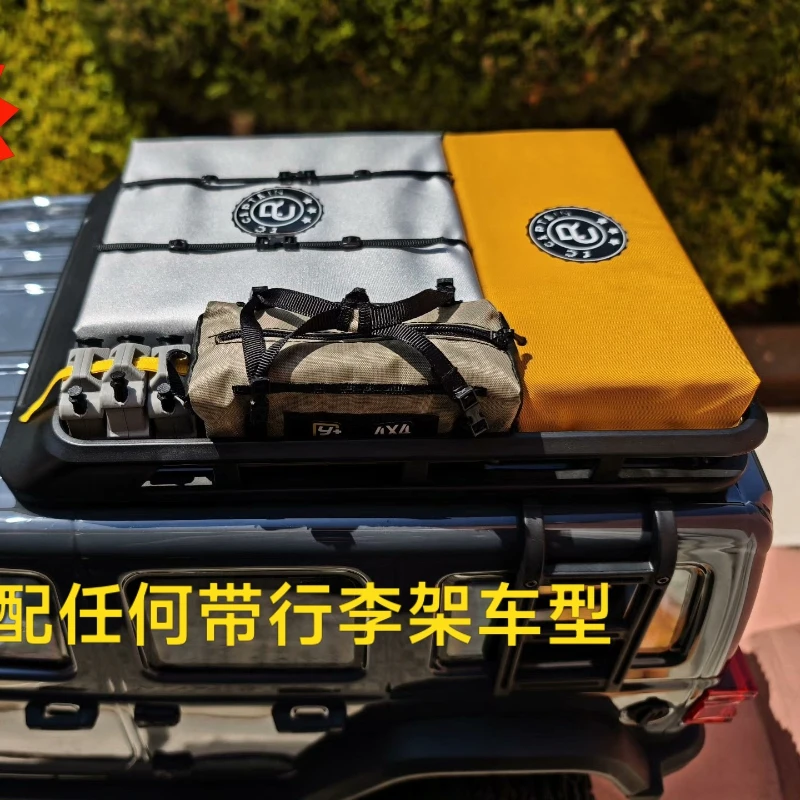 Bolsa de equipaje de techo de simulación, decoración de humor para coche trepador de control remoto SCX10 TRX4 TRX6 D110 The Wrangler Tank 300 MK07, 6 uds.