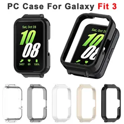 PC Case Cover For Samsung Galaxy Fit 3 Frame Protective Smart Watch Accessories Connect 12mm Protector Shell Bumper Cover