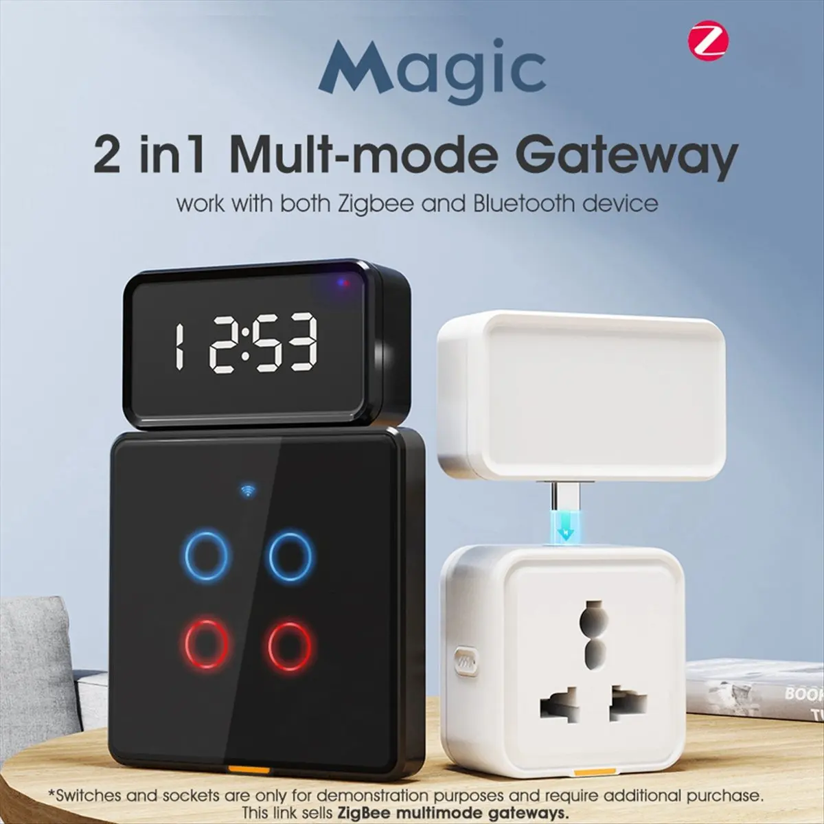 2026 جديد + محور بوابة تويا مع عرض الوقت زيجبي بلوتوث المنزل الذكي جسر لاسلكي تطبيق الحياة الذكية صوت لـ