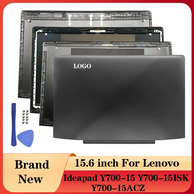 

NEW Laptop Case LCD Back Cover/Front Frame/Hinges Cover For Lenovo Ideapad Y700-15 Y700-15ISK Y700-15ACZ Laptop Accessories