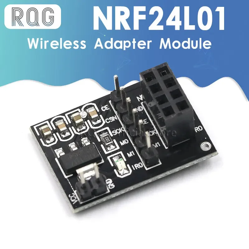 NRF24L01 Wireless adapter Module 3.3V New Socket Adapter plate Board For 8Pin For arduino Robot Car 24L01 Wireless Module