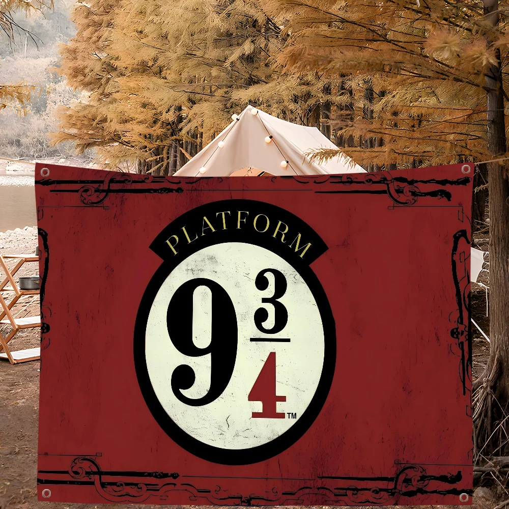 HOGWARTS EXPRESS 9 34 تجمعات عائلية أعلام زينة للتخييم