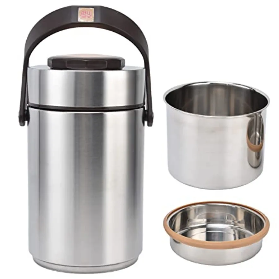 

2.3L Hot Lunch Box for Adults Stainless Steel Wide Mouth Soup Vacuum Insulated Food Jar Portable Stackable Thermal Lunch Boxes