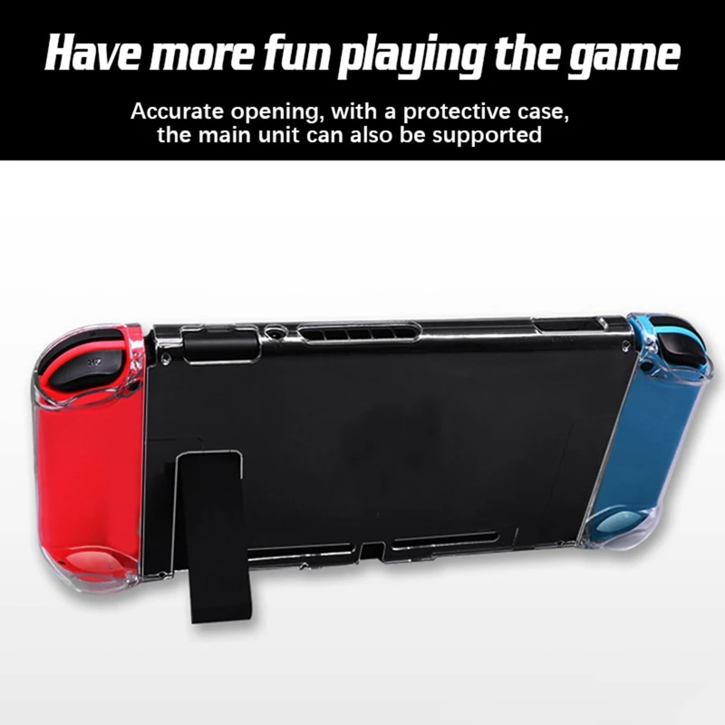 For Nintendo Switch Game Console Case Transparency Protective Case Game Console Ultra Thin Split Protect Cover, Fine Workmanship