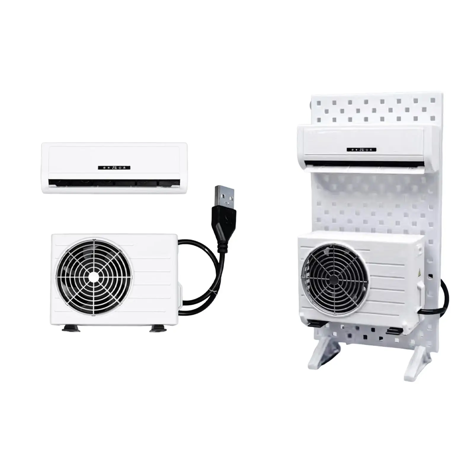 

1/14 Scale Miniature Air Conditioner Model Set ,Toy , Scene , Tiny Dollhouse Decor, Dollhouse Furniture Model